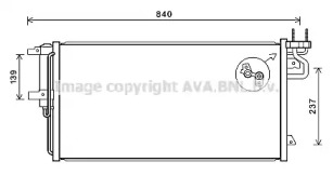 AVA QUALITY COOLING fd5617d -  Конденсатор, кондиционер
